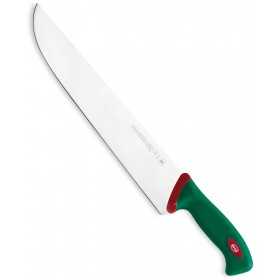 SANELLI PREMANA FRENCH BUTCHER KNIFE GREEN AND RED HANDLE CM. 33