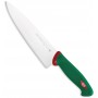 SANELLI PREMANA BUTCHER KNIFE CARVING GREEN AND RED HANDLE CM.