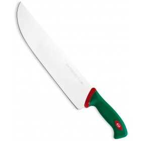 SANELLI PREMANA SLICING KNIFE WITH GREEN AND RED HANDLE CM. 33