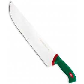 SANELLI PREMANA SLICING KNIFE WITH GREEN AND RED HANDLE CM. 36