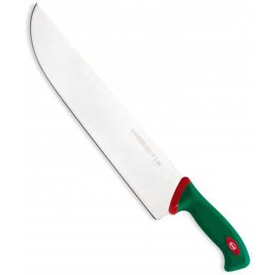 SANELLI PREMANA SLICING KNIFE WITH GREEN AND RED HANDLE CM. 36