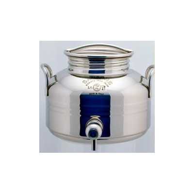 SANSONE EUROPEAN STAINLESS STEEL CONTAINER LT. 2 WITH TAP