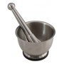 SANSONE STAINLESS STEEL MORTAR WITH PESTLE