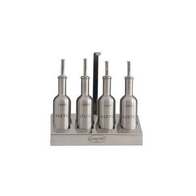 SANSONE STAND 4 POSTI BOTTIGLIE INOX CL. 25 