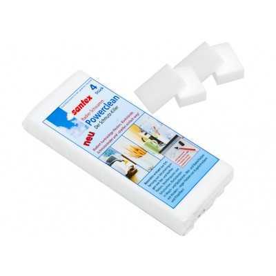 SANTEX 4 SPONGES POWERCLEAN SANTEX CLEARS STAINS