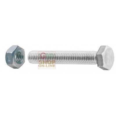 SC 4X16 HEX HEAD METAL SCREWS WITH NUTS PCS. 20