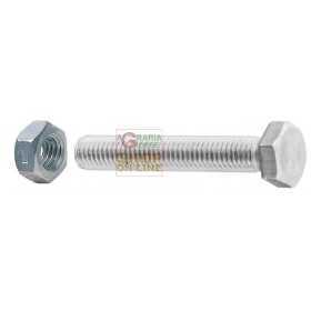 SC HEX HEAD METAL SCREWS 4X30 WITH NUTS PCS. 20