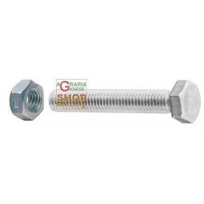 SC METAL SCREWS HEX HEAD 5X40 WITH NUTS PCS. 15