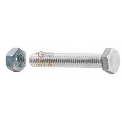 SC METAL SCREWS, HEX HEAD 5X50 WITH NUTS PCS. 10