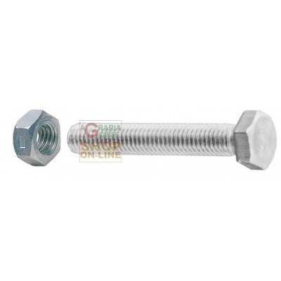 SC METAL SCREWS HEX HEAD 6X 20 WITH NUTS PCS. 15