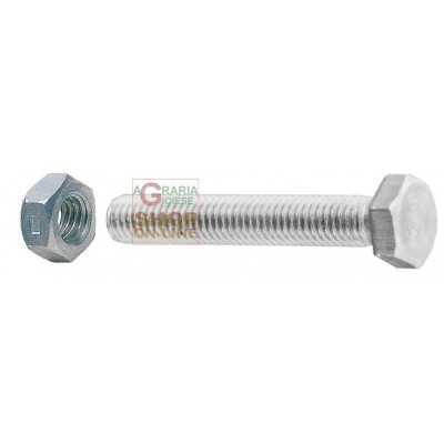 SC METAL SCREWS HEX HEAD 6X 30 WITH NUTS PCS. 15