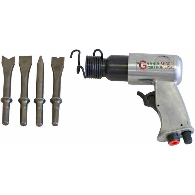 PNEUMATIC CHISELER WITH 4 CHISELS