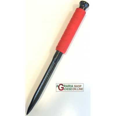 POINTED CHISEL IN EXTRA STRONG FORGED STEEL WITH COATED HANDLE