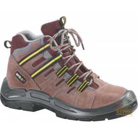 HIGH SHOE IN SPLIT TREKKING TYPE SYNTHETIC MATERIAL INSERTS TOE