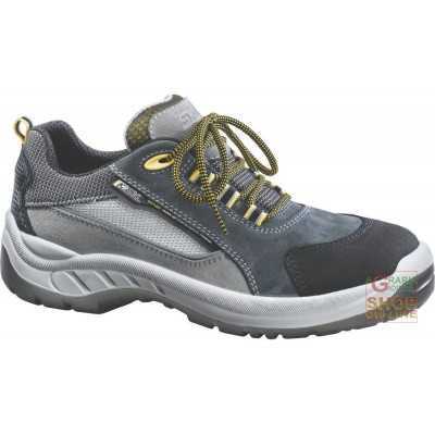 LOW SHOE IN SUEDE SPLIT BIDENSITY POLYURETHANE SOLE ALUMINUM
