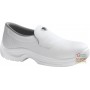 LOW SHOE IN MICROFIBER TOE STEEL POLYURETHANE SOLE WHITE COLOR