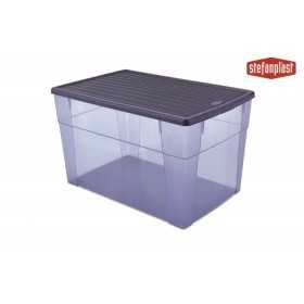Transparent container Elegance Box multipurpose XXL HIGH BLUE