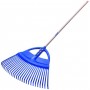 SCOPA RACCOGLIFOGLIE IN PLASTICA MAXI-60 MANICATA 
