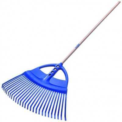SCOPA RACCOGLIFOGLIE IN PLASTICA MAXI-60 MANICATA 