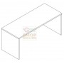 SCRIVANIA PRATICO CM 69X 180 X 74H CEMENTO 