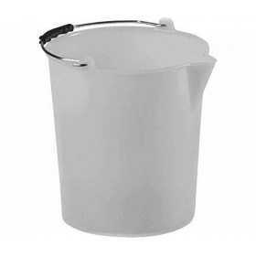 White industrial bucket with spout lt. 17