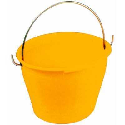 SECCHIO PER MURATORE MEC PLASTICA GIALLA DIAM.CM.36 