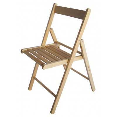 SEDIA IN LEGNO PIC NIC PIEGHEVOLE CM. 42x41x86h. 