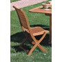 YELLOW BALAU WOODEN CHAIR RIVIERA MODEL ART.C-J1B CM. 63x53x95h