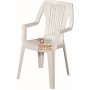 SEDIA IN RESINA MONOBLOC RALIK BIANCA PESANTE ALTA ART.901/24 