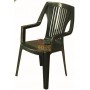 RESIN CHAIR MONOBLOC RALIK GREEN HEAVY HIGH ART. 24V