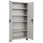 WARDROBE IN PAINTED SHEET WITH 2 DOORS CM. 175x80x40