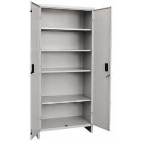 WARDROBE IN PAINTED SHEET WITH 2 DOORS CM. 175x80x40