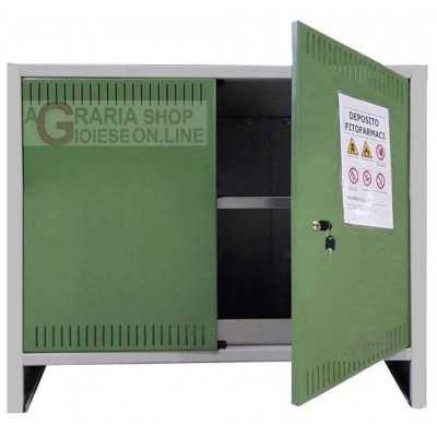 METAL CABINET FOR PHYTO-DRUGS 2 DOORS CM. 100x40x80h.