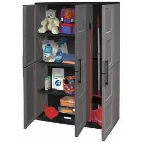 RESIN WARDROBE WITH 3 DOORS WITH BOPPER MOD. F101 CM.
