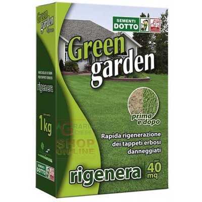 SEMI DI PRATO GREEN GARDEN RIGENERA RAPIDA GERMINAZIONE KG. 1 