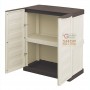 ARMADIO IN RESINA BASSO 2 PORTE 1 RIPIANO cm. 70x39x85h. 