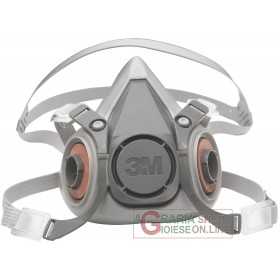 SEMI ANTIGAS MASK 3M ART. 6300 CE WITHOUT FILTER WITH