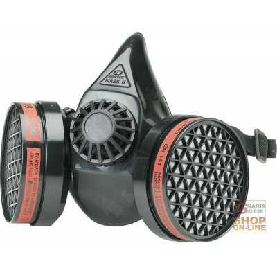 RUBBER HALF MASK WITH 2 FILTERS NOT INCLUDING FILTERS