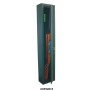 ARMADIO PORTAFUCILI FUCILIERA LEOPARD 2 DUE POSTI CM 25X15X125 