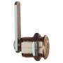 CYLINDER LOCK WITH NICKEL FINISH D.16 MM.20