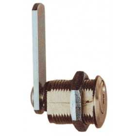 CYLINDER LOCK WITH NICKEL FINISH D.16 MM.25