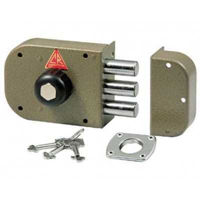 SERRATURA CR DA APPLICARE ART.1600 SENZA SCROCCO SX MM. 60 