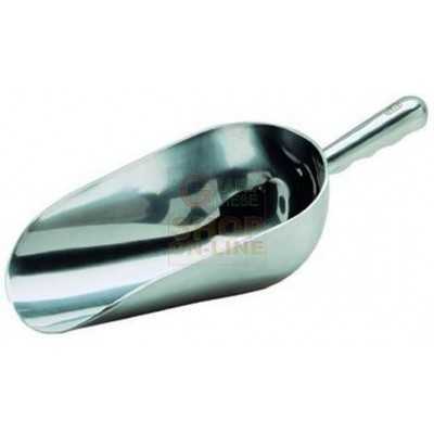 ROUND CAST ALUMINUM SCOOP FOR CEREALS FLOUR GRAINS CM. 16 x 8