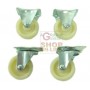 SET 4 RUOTE IN NYLON DIAM. 40 MM. 