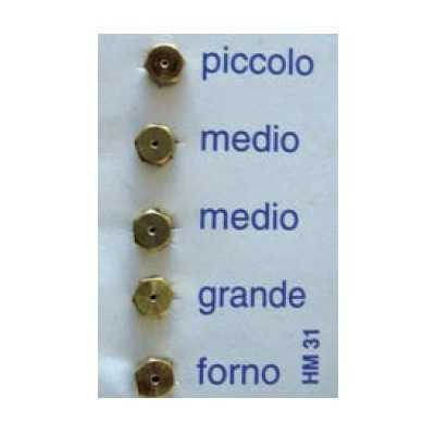 SET 5 METHANE GAS NOZZLES FOR COOKING