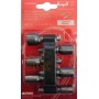 6-bit magnetic socket wrench set 1/4 inch mm. 5.5 - 13