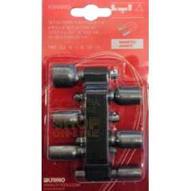 6-bit magnetic socket wrench set 1/4 inch mm. 5.5 - 13