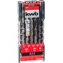 Set of 9 combined tips for metal, wall and wood