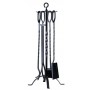 SET ATTREZZI PER CAMINO ZURIGO ALTO K003B 
