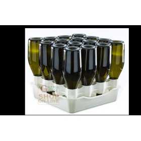BOTTLE DRAINER SET WITH 2 16/25 PLACES MODULES WITH BASIN